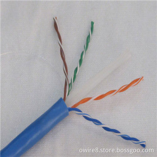 Cat6 cable, 4 pairs 305m per box, color computer cable with high speed 500MHzNew